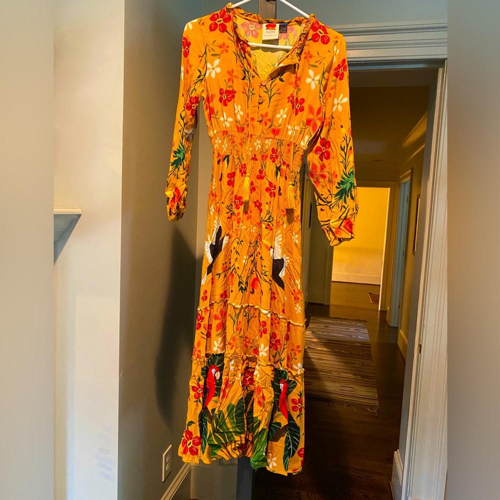 Farm for Anthropologie, perfect Fall maxi 🧡